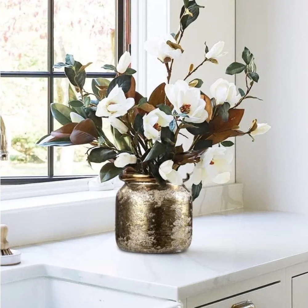 Gold Textured Vase